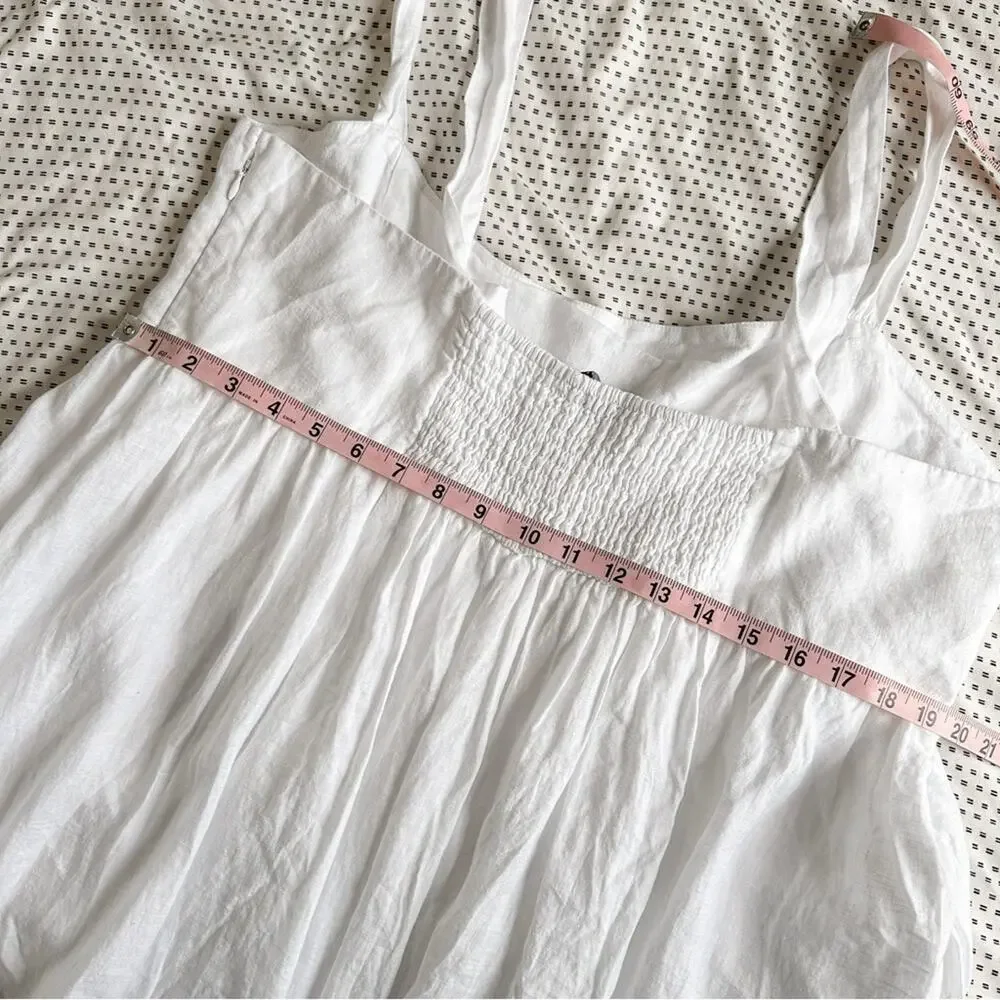 J. Crew White Linen Dress Linen NWT NEW 20 - Picture 7 of 10